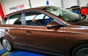 Der Hyundai i20 auf dem Prüfstand