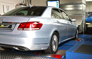 Der neue Mercedes E400 (W212) auf dem Prüfstand